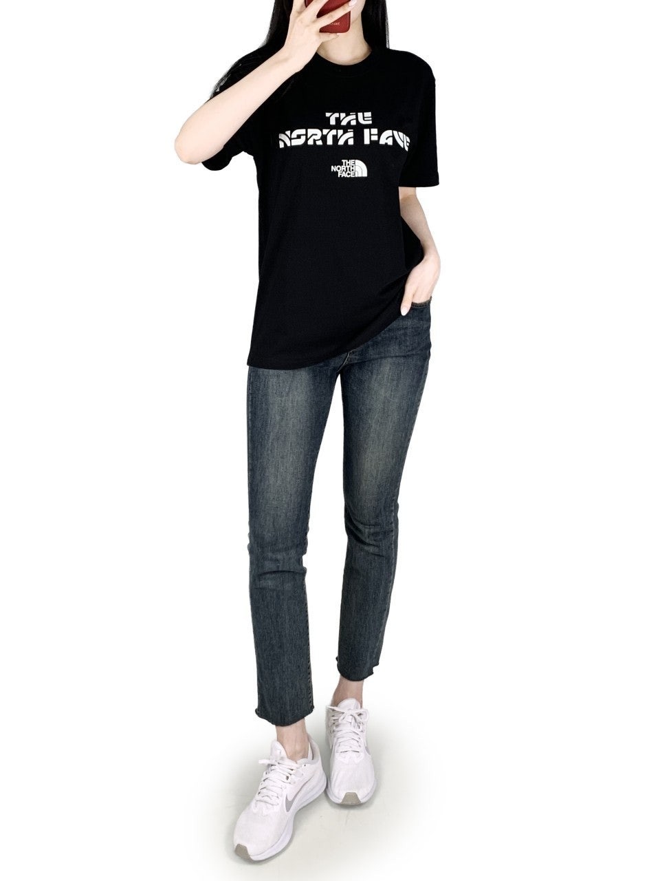 노스 오버핏 반팔