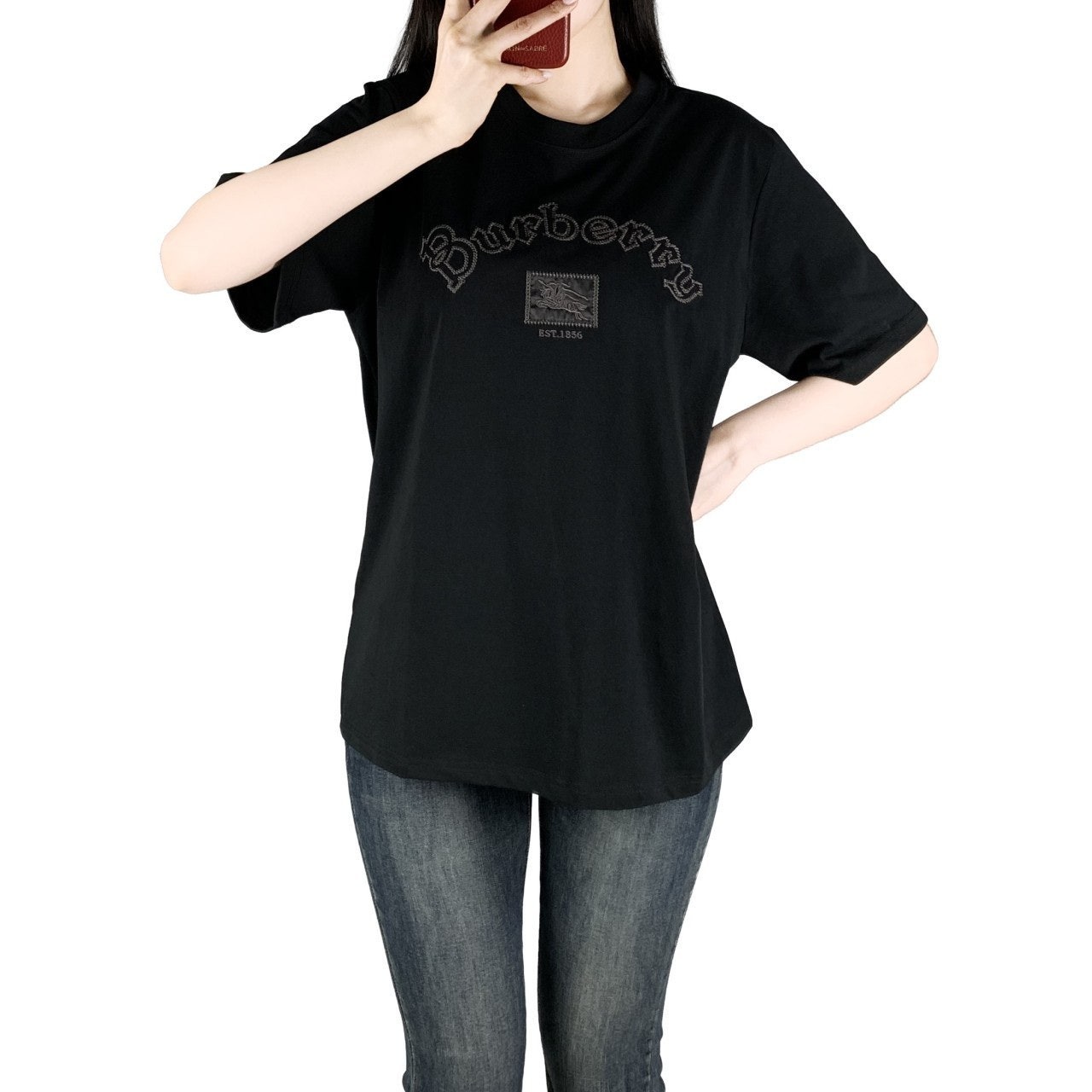 버버리 빅로고 반팔