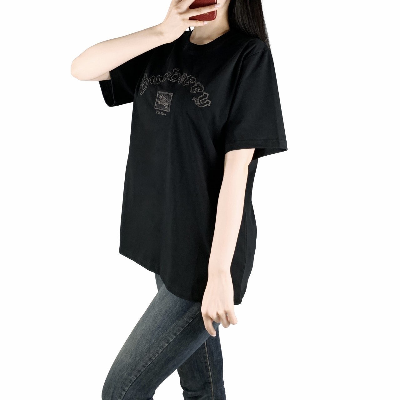 버버리 빅로고 반팔