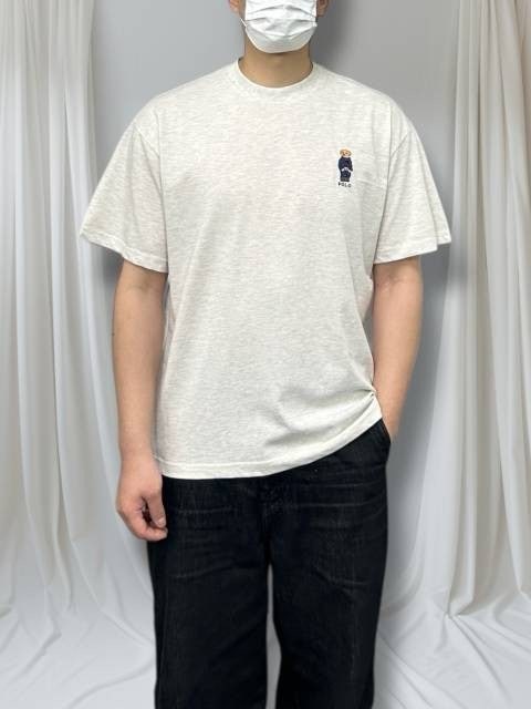 폴로 미니베어 8도 자수 반팔