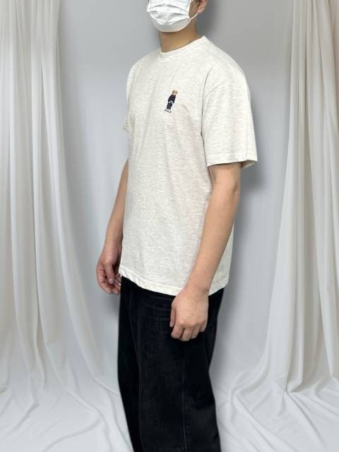 폴로 미니베어 8도 자수 반팔