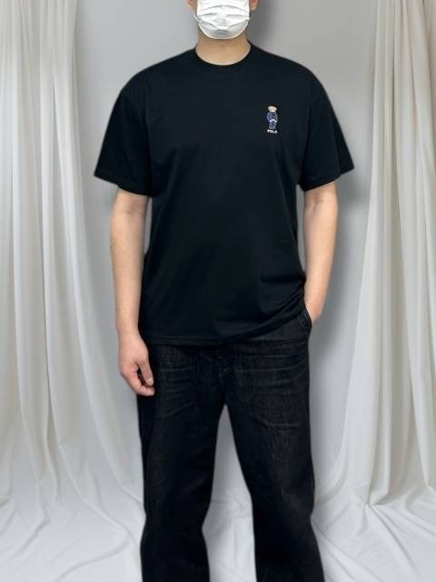 폴로 미니베어 8도 자수 반팔