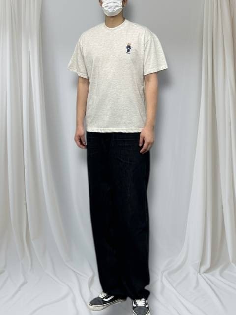 폴로 미니베어 8도 자수 반팔