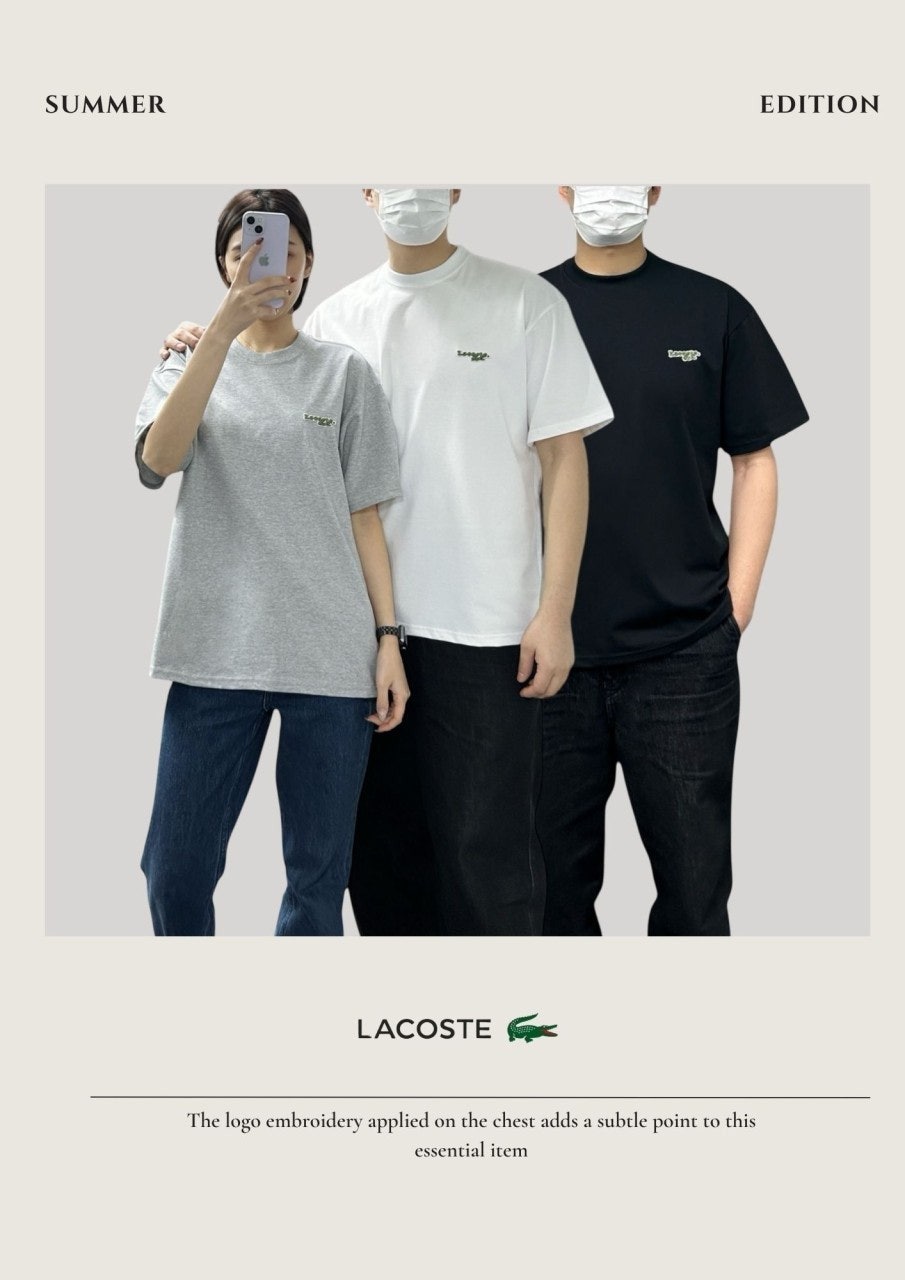 라코 레터링패치 반팔