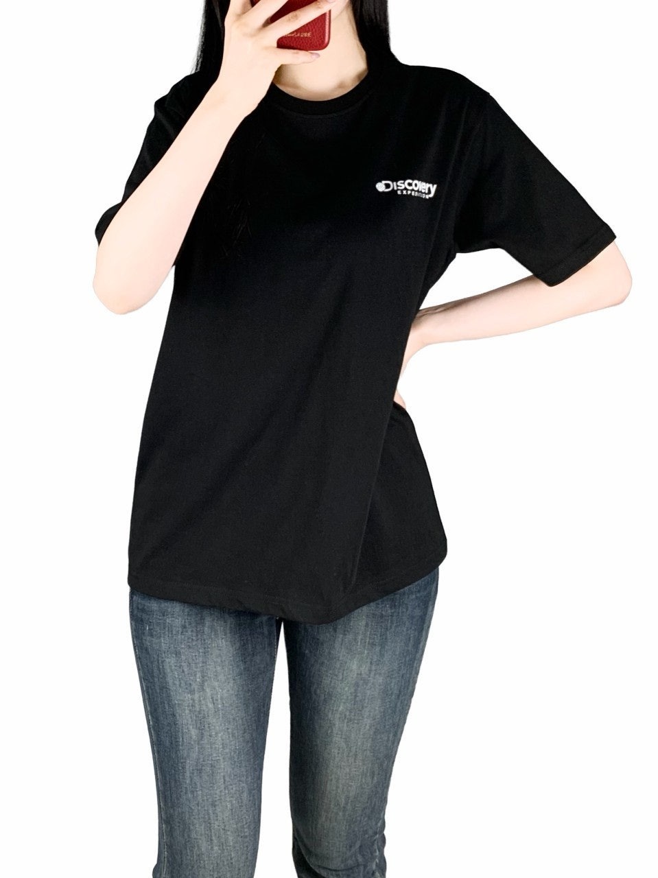 디커 스케이트보드 백로고 반팔