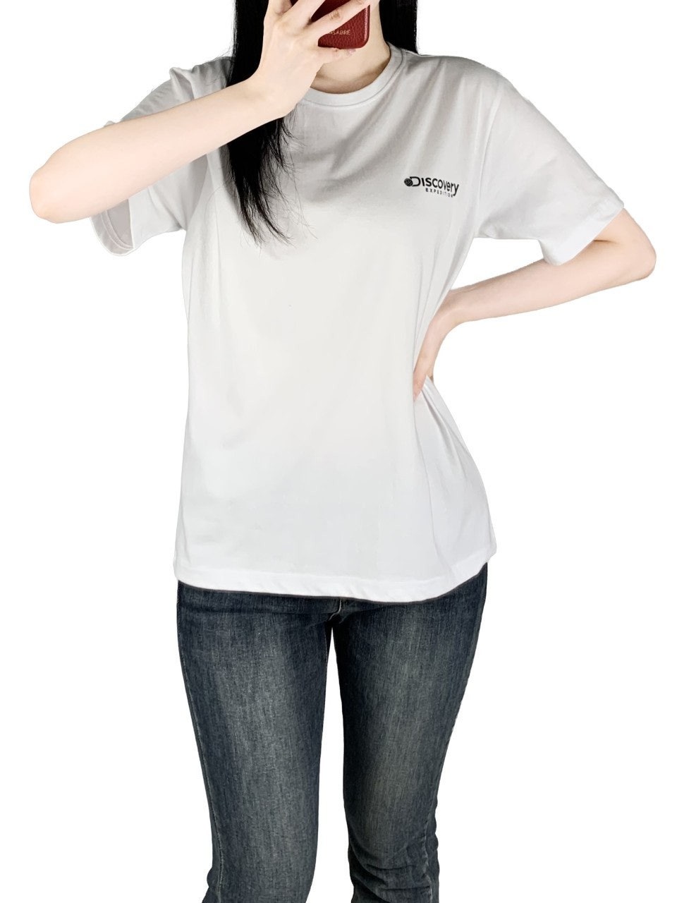 디커 스케이트보드 백로고 반팔