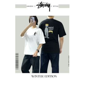 스투시 해외판 노우레드지킹 오버핏 CP 면 반팔