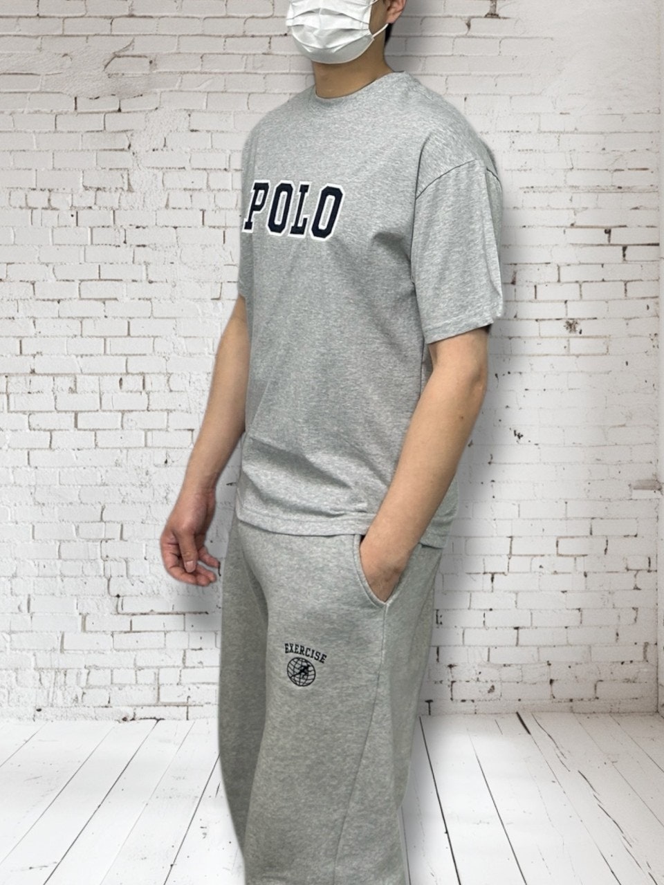 폴로 자수와펜 반팔