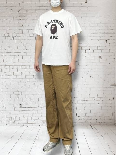 베이프 컬리지 오버핏 반팔