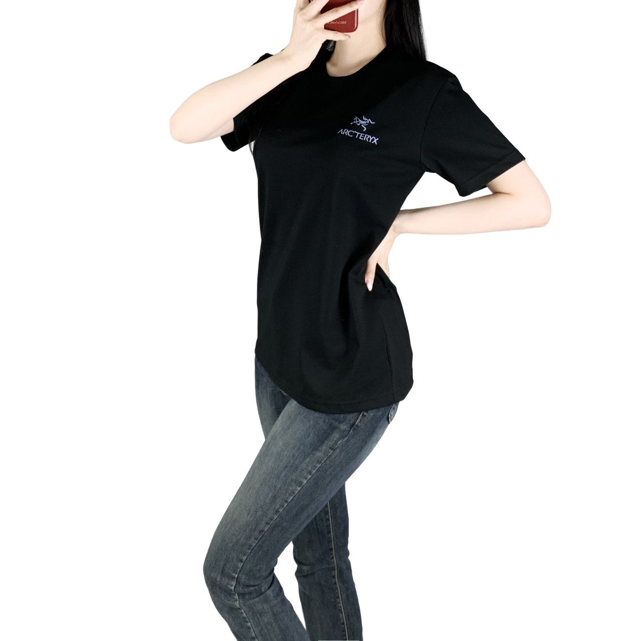 아크 나염 반팔