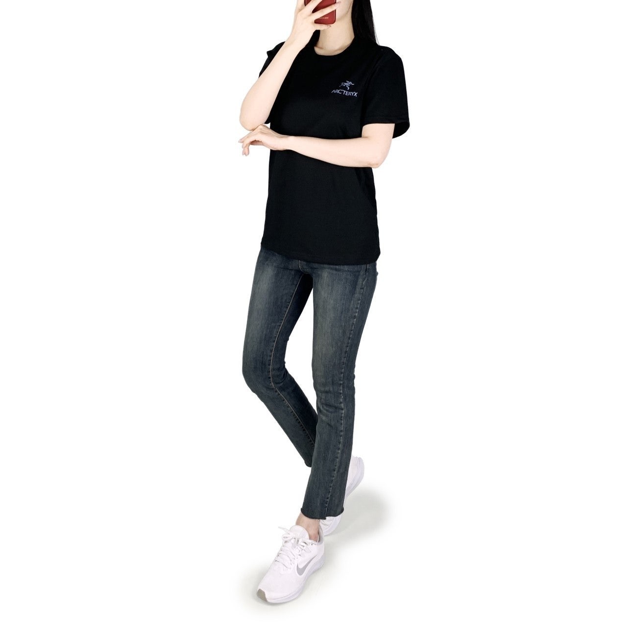 아크 나염 반팔