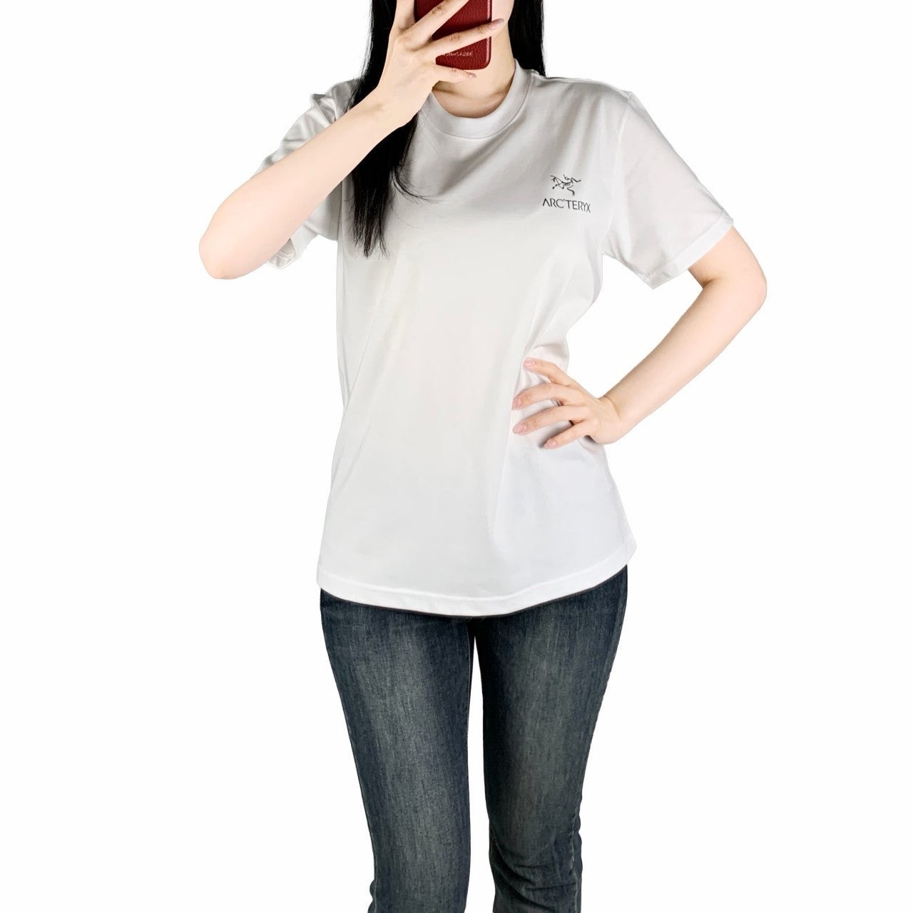 아크 나염 반팔