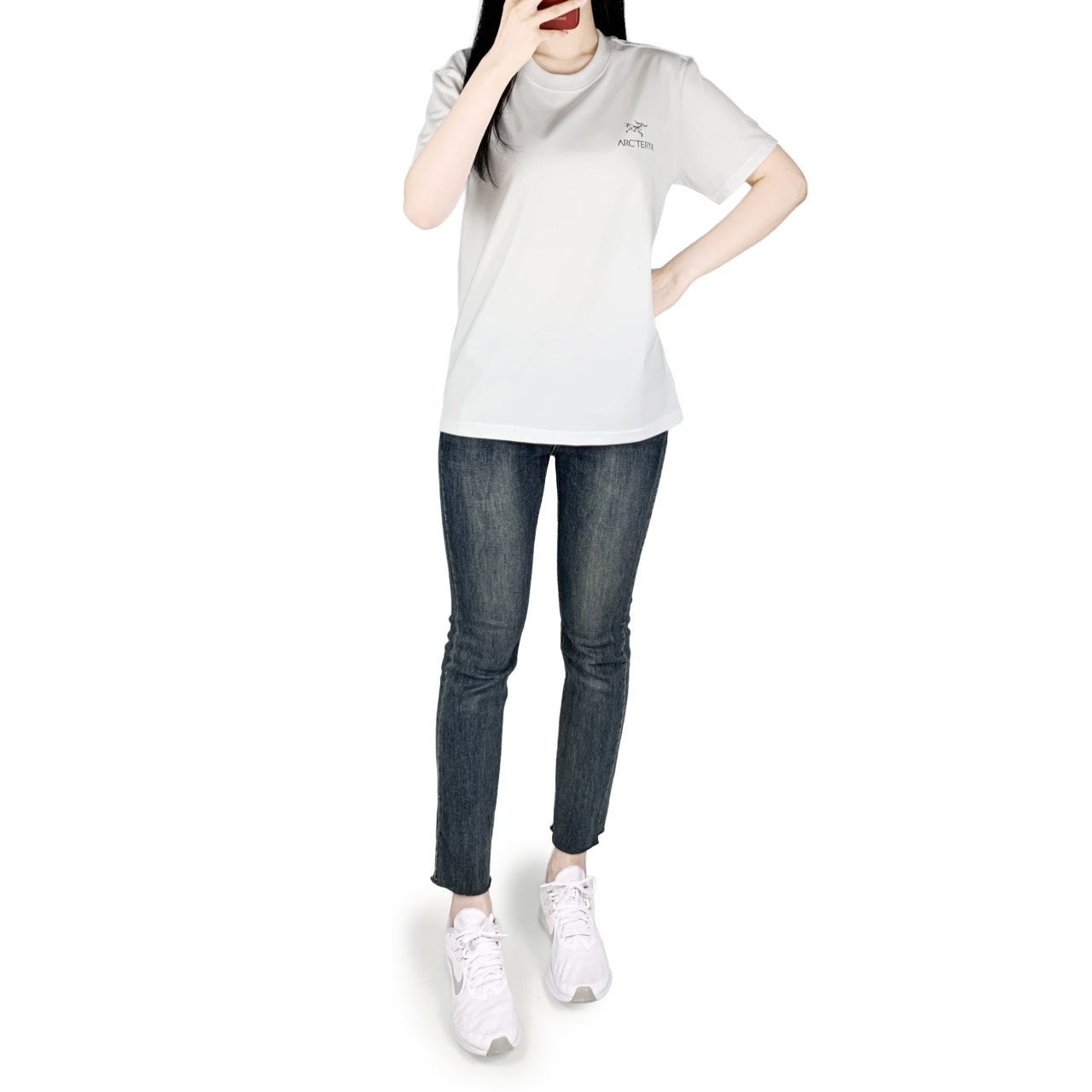 아크 나염 반팔