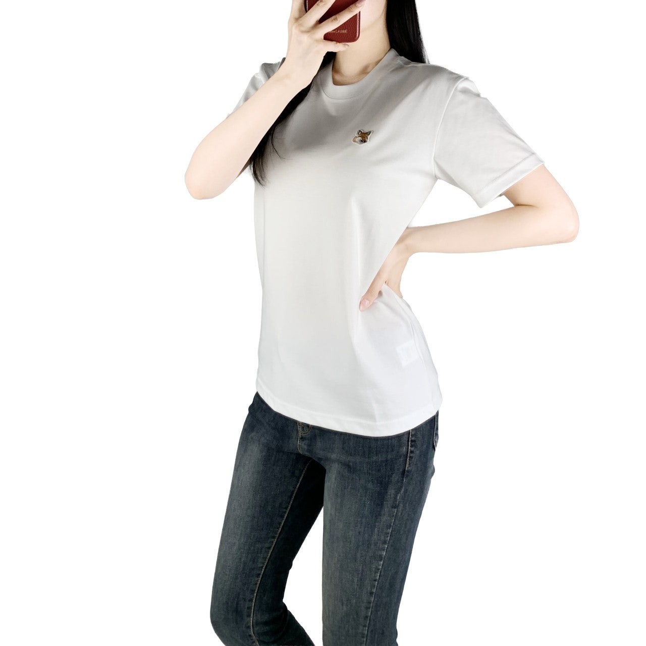 메종 자수 반팔