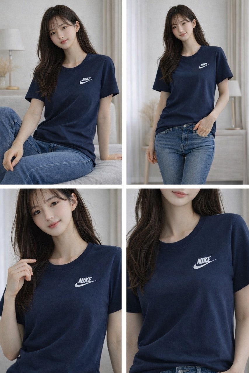 나키 자수 반팔