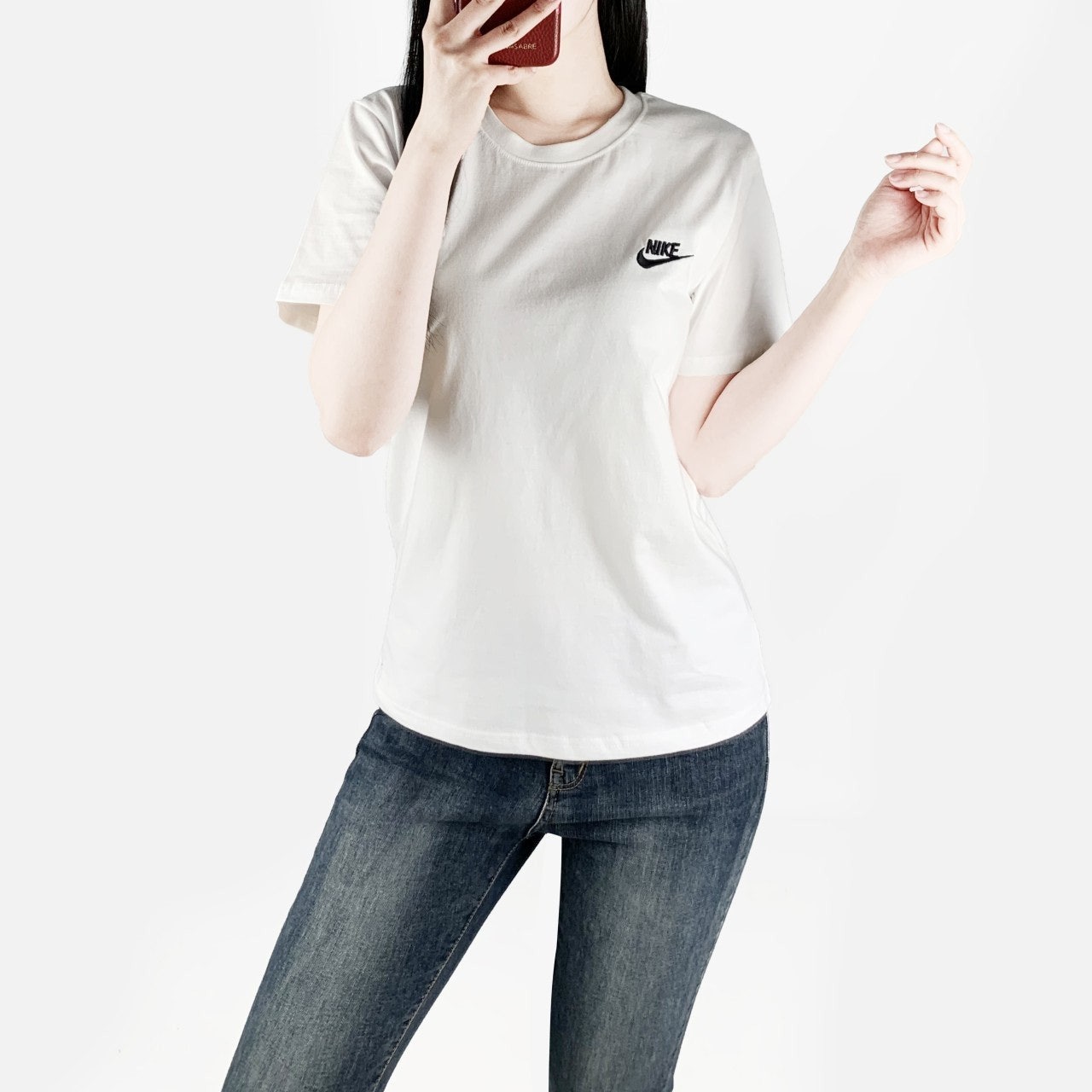 나키 자수 반팔