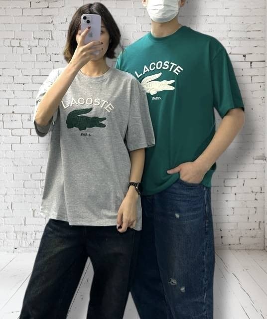 라코 와펜 자수 반팔