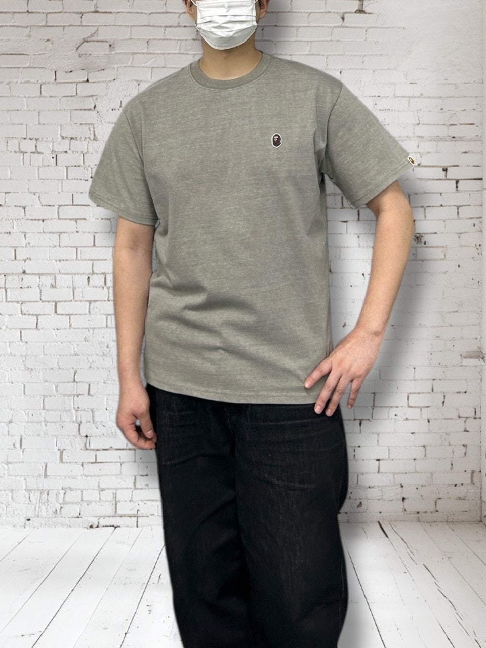 베이프 와이드 와펜 반팔