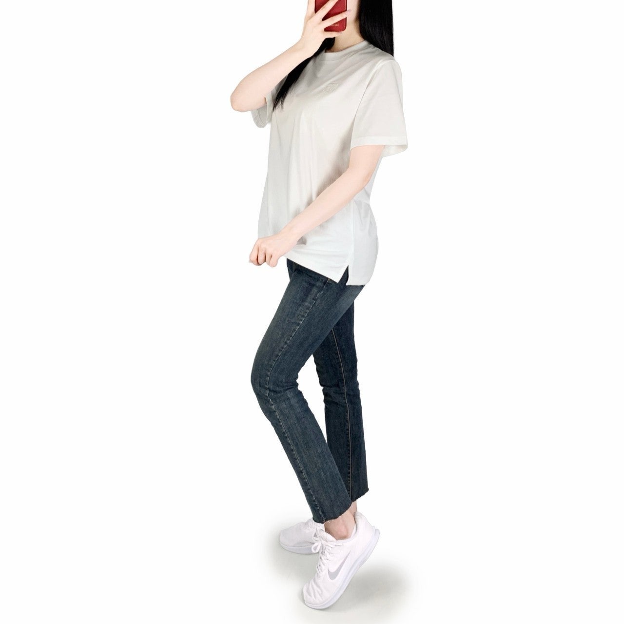 우영미 플라워 반팔