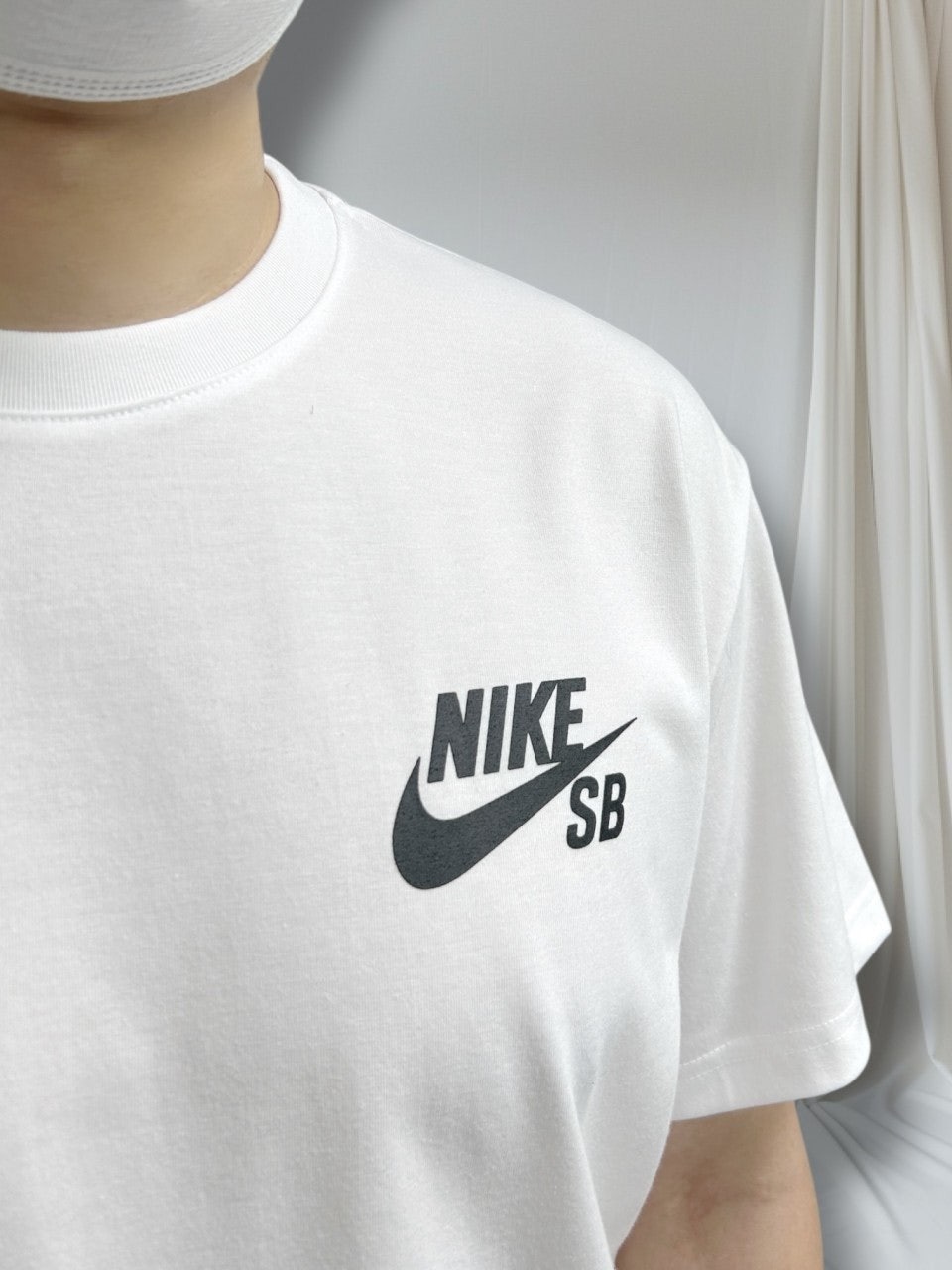 나키 SB 로고 스케이트보딩 반팔