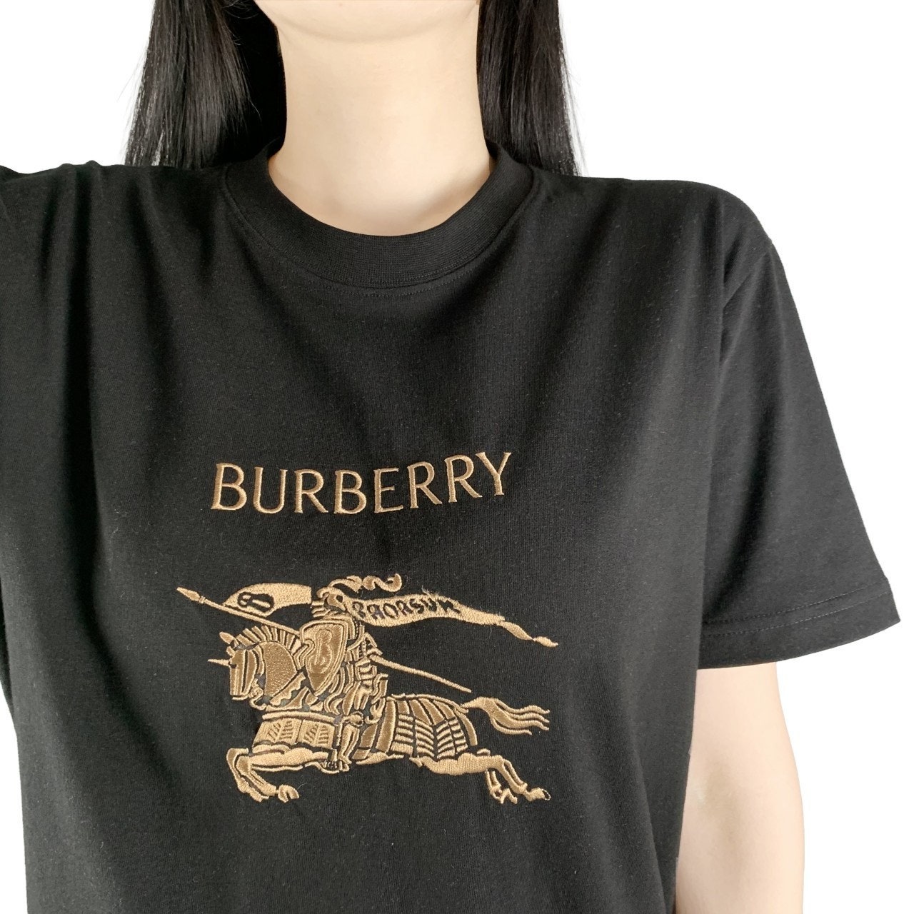 버버리 빅로고 오버핏 반팔