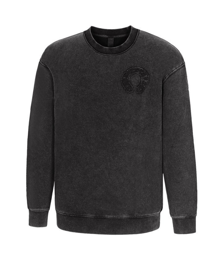 크롬 빈티지 워싱 맨투맨 오버핏