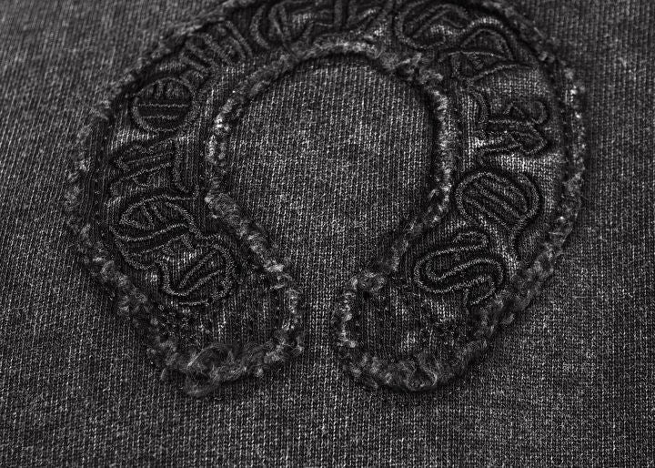 크롬 빈티지 워싱 맨투맨 오버핏