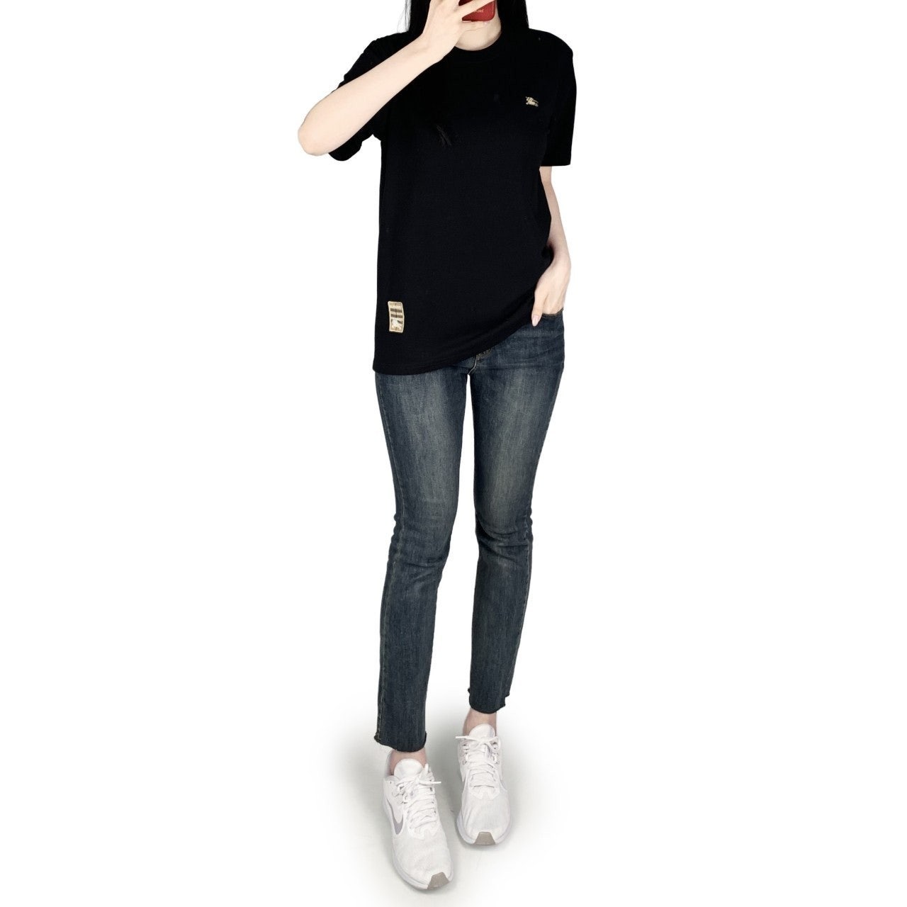 버버리 오버핏 반팔