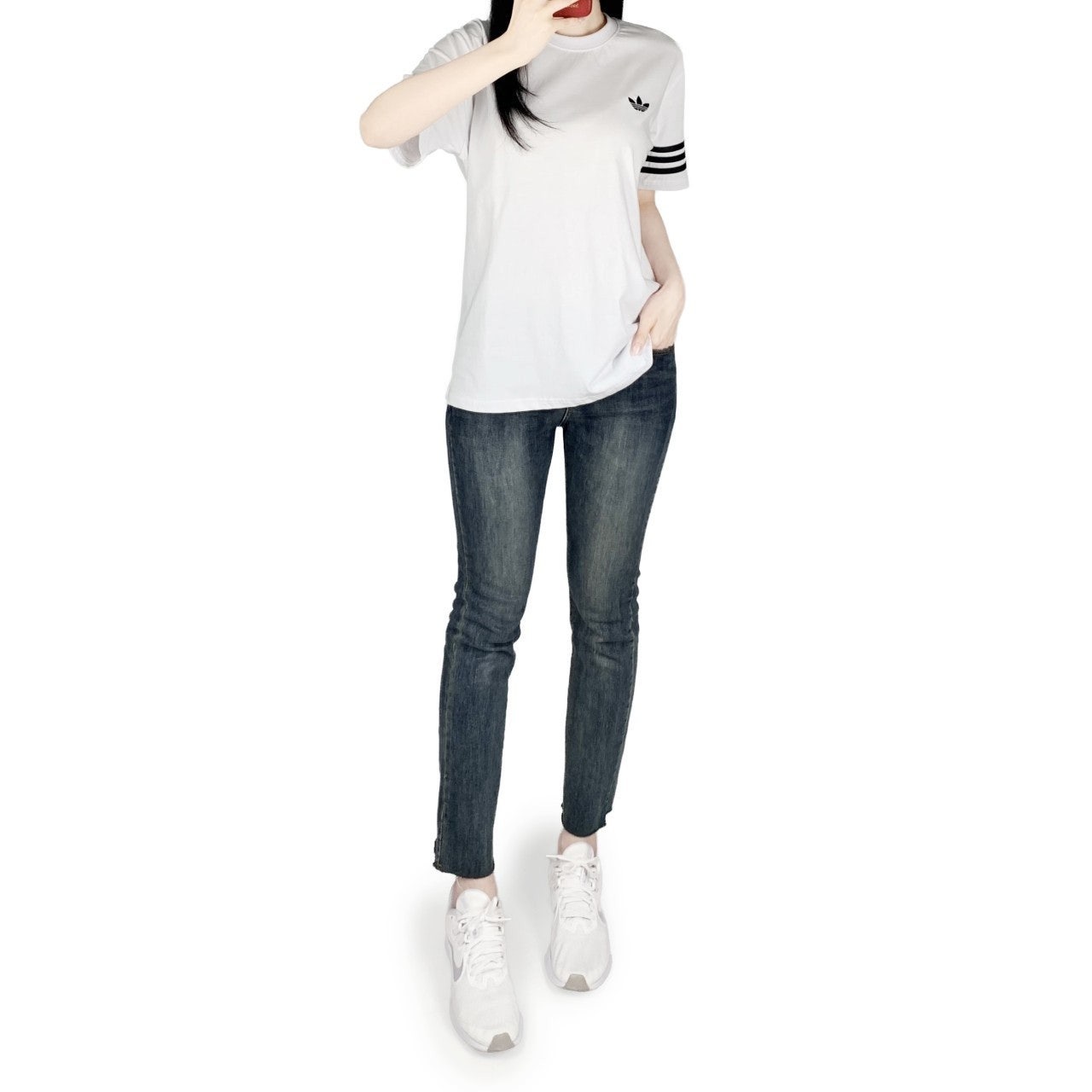 아디 오버핏 반팔