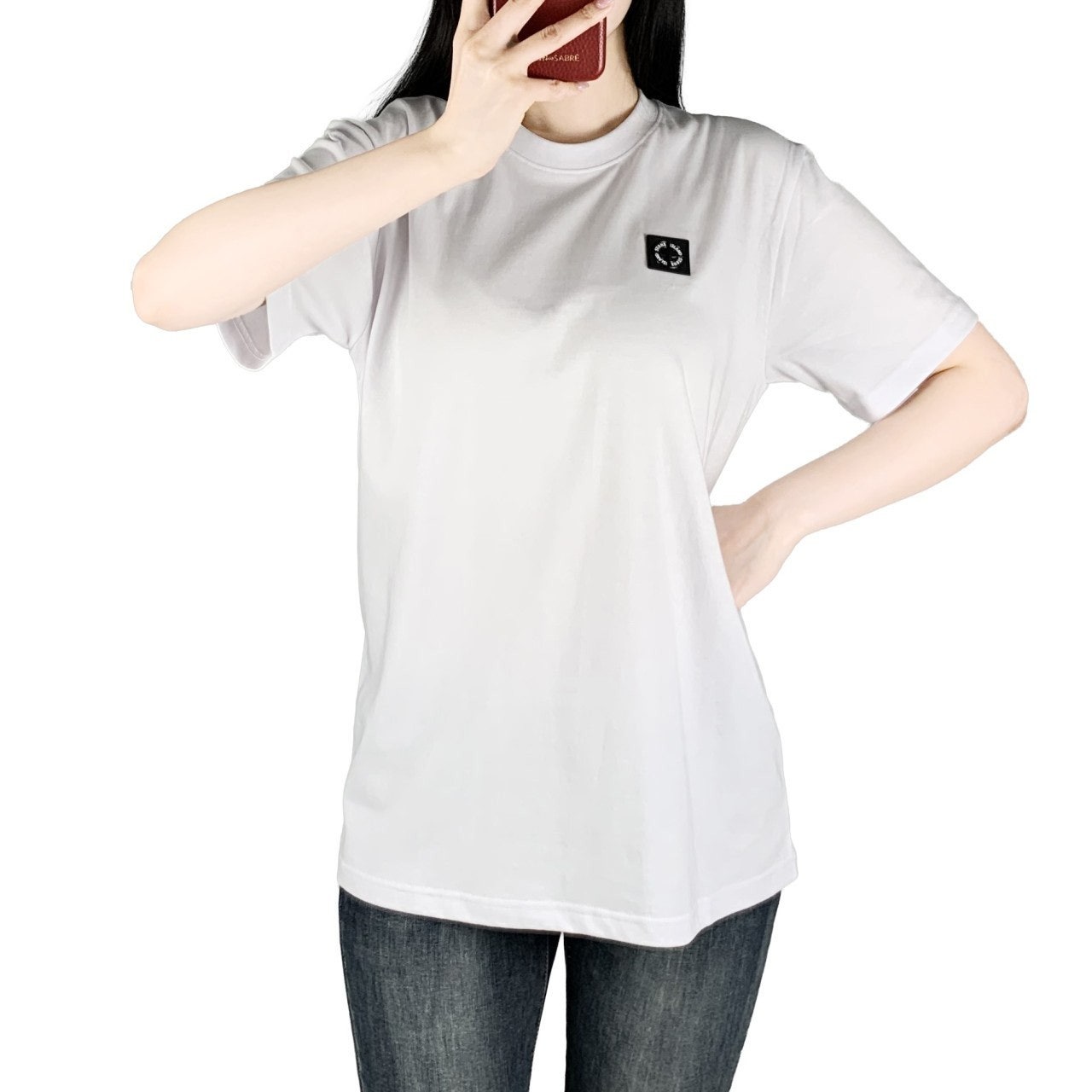 스톤 오버핏 반팔