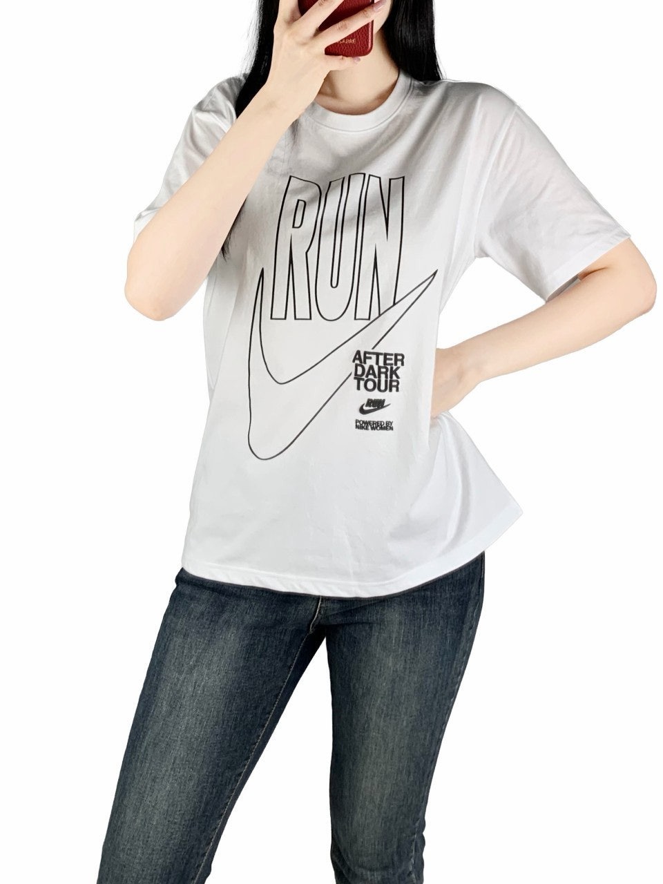 나키 런 그래픽 반팔