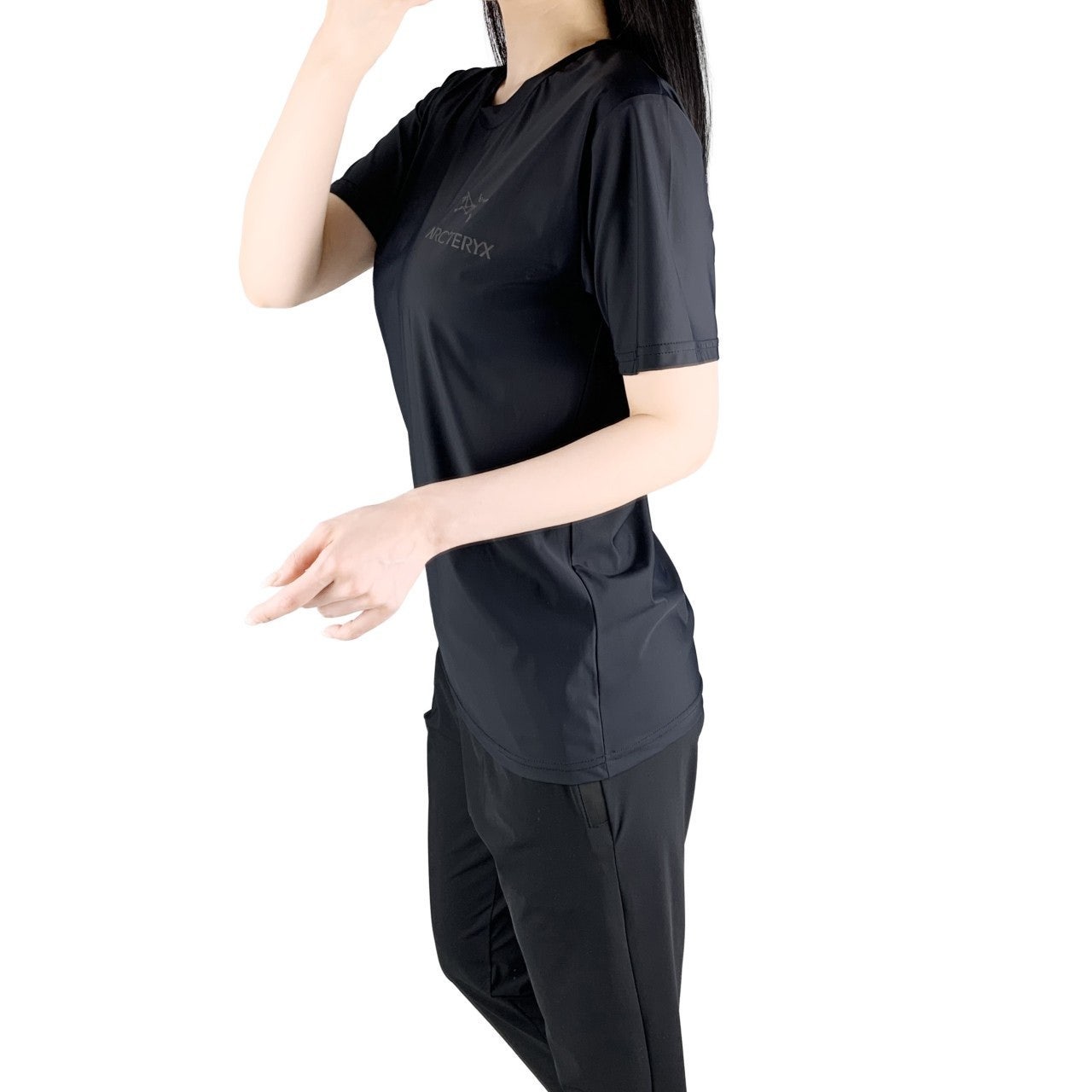 아크 빅로고 냉감 반팔 긴바지 세트