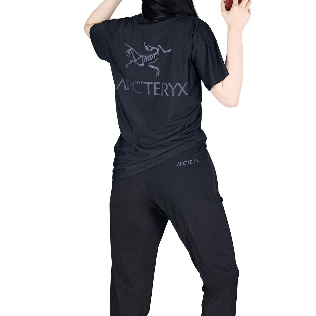 아크 빅로고 냉감 반팔 긴바지 세트