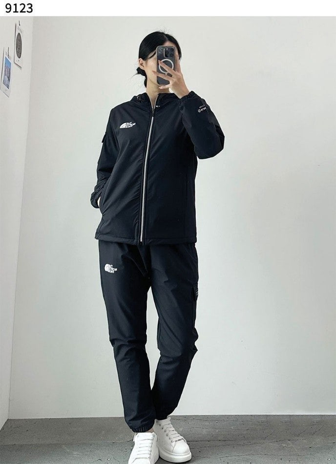 노스 후드 집업세트