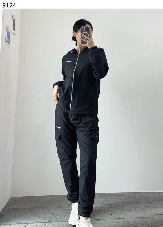 나키 후드 집업세트