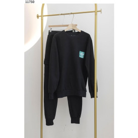 아디 사각 맨투맨 건빵 조거세트