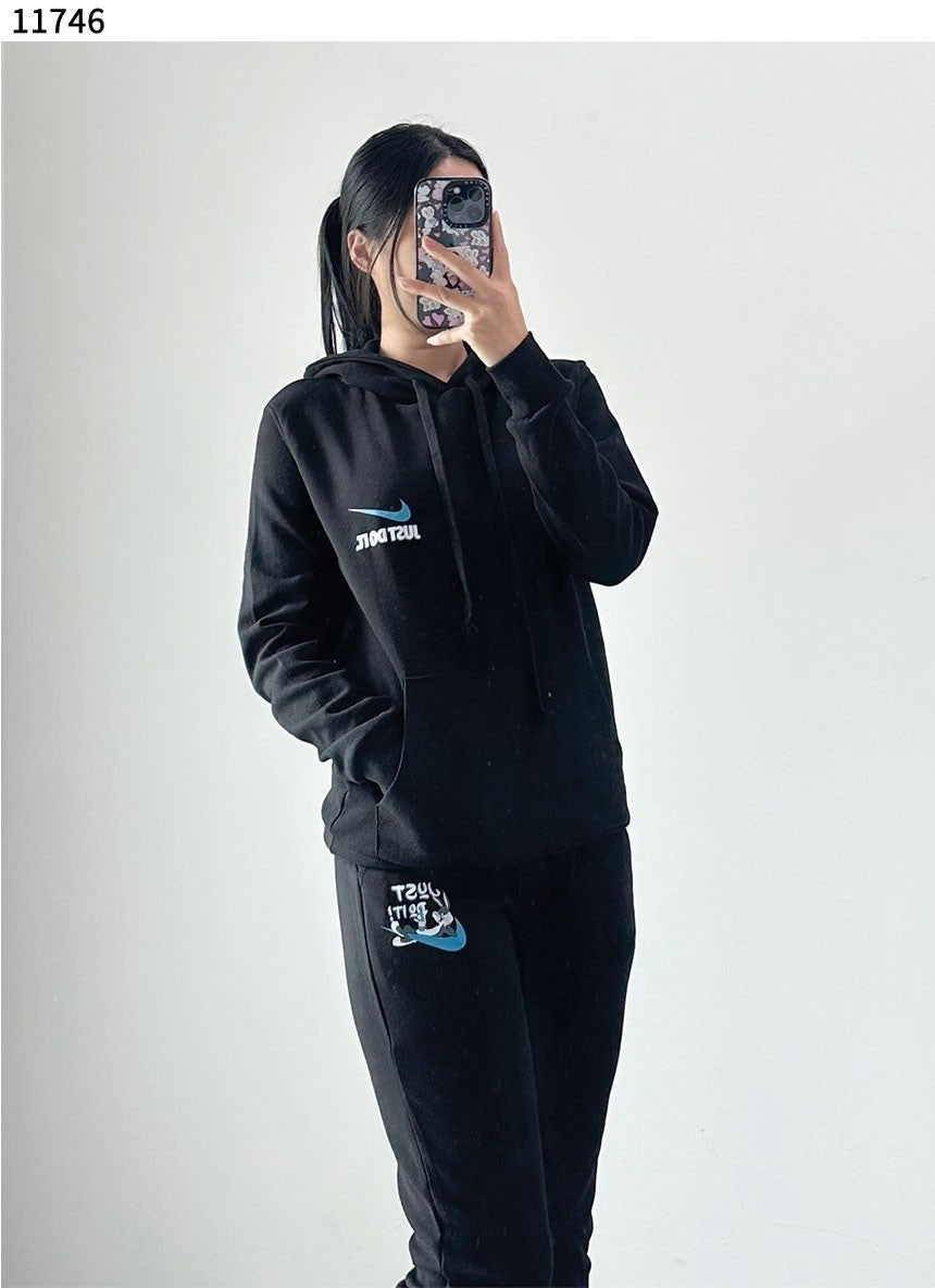 나키 바니 후드 조거세트