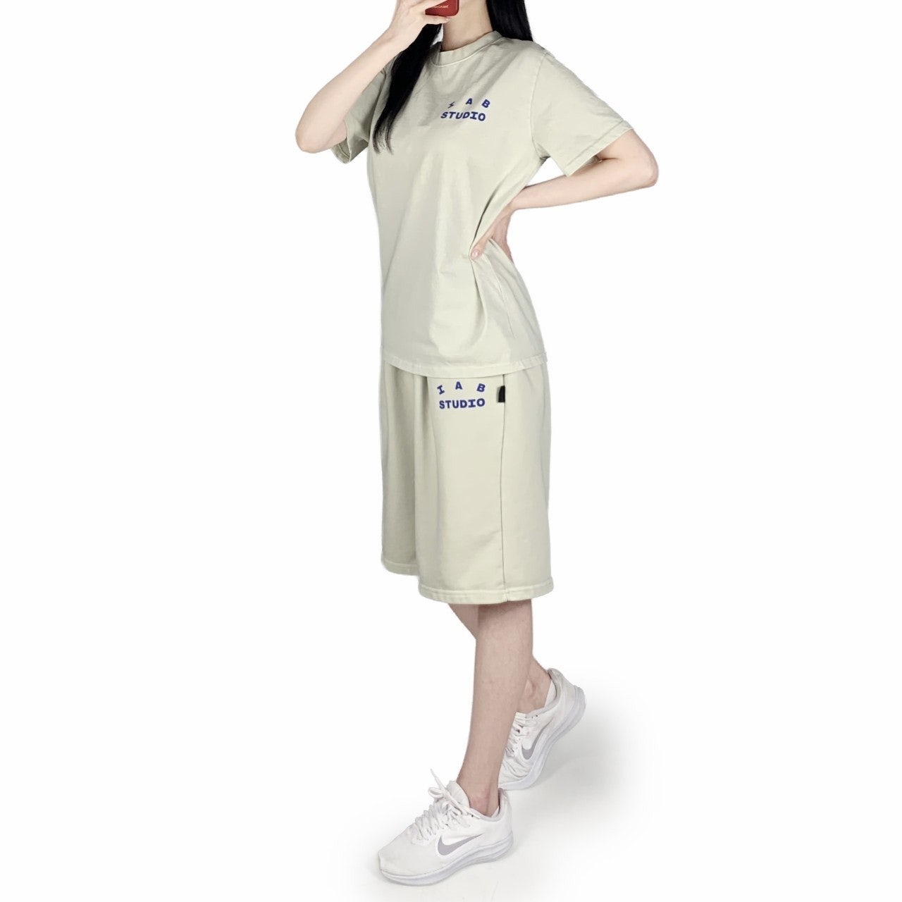 아이앱 피그먼트 반팔 반바지 세트