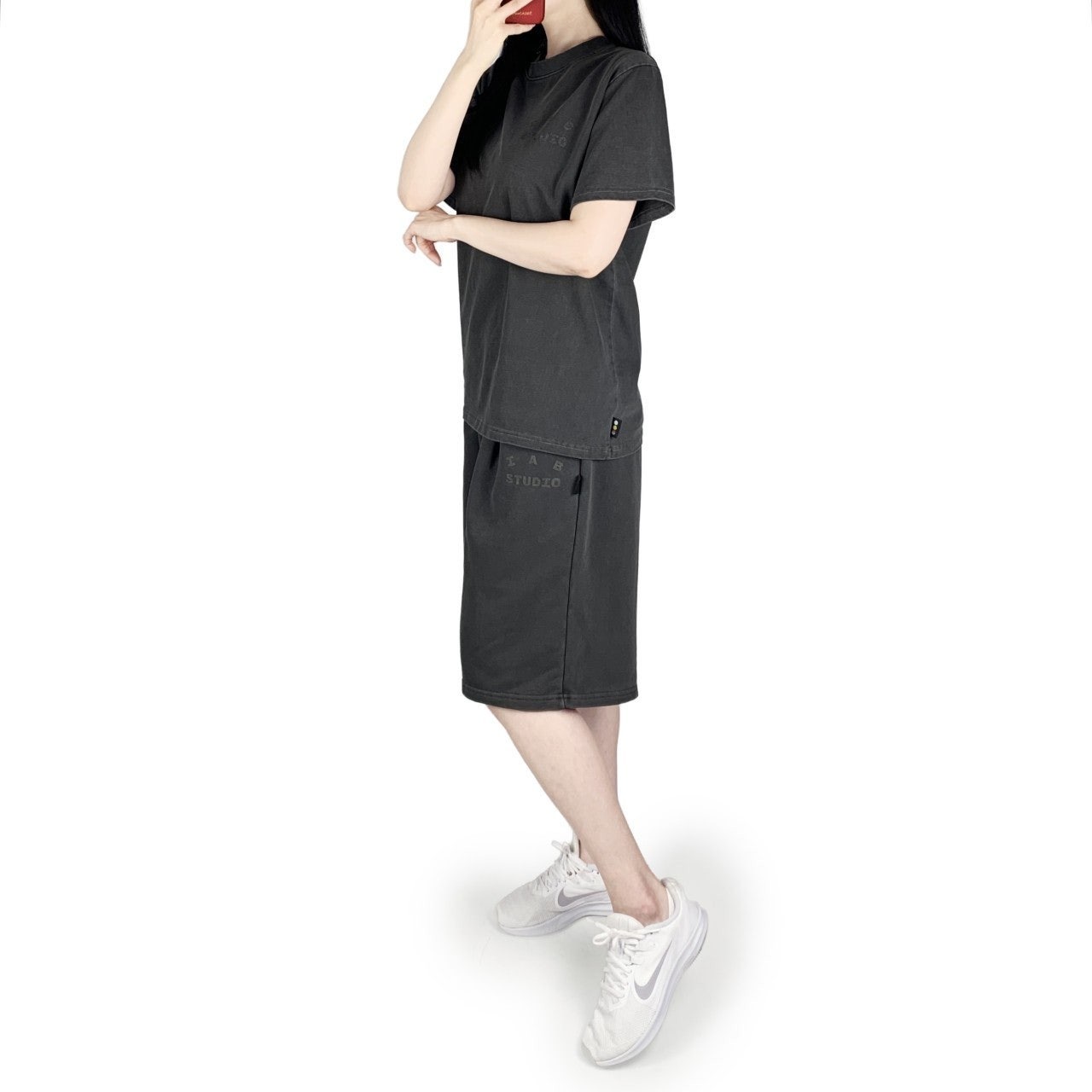 아이앱 피그먼트 반팔 반바지 세트