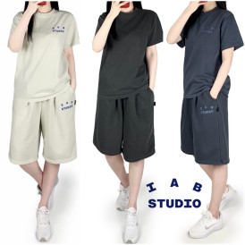 아이앱 피그먼트 반팔 반바지 세트