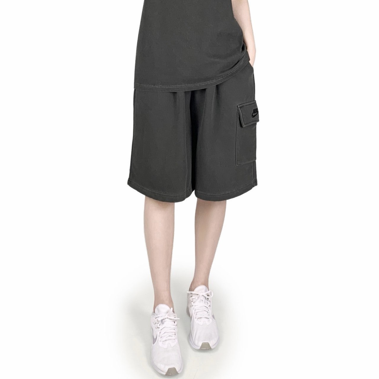 나키 피그먼트 반팔 반바지 세트