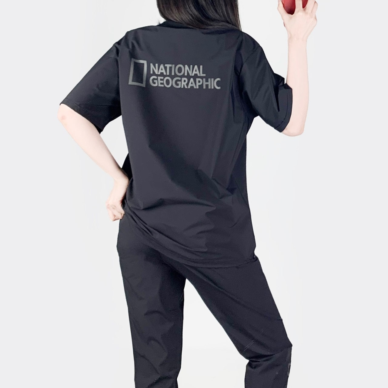 내셔 나일론 냉감 반팔 긴바지 세트