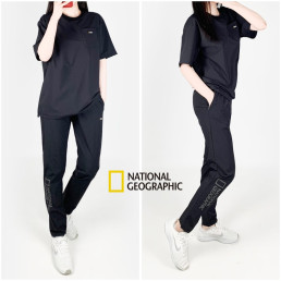 내셔 나일론 냉감 반팔 긴바지 세트