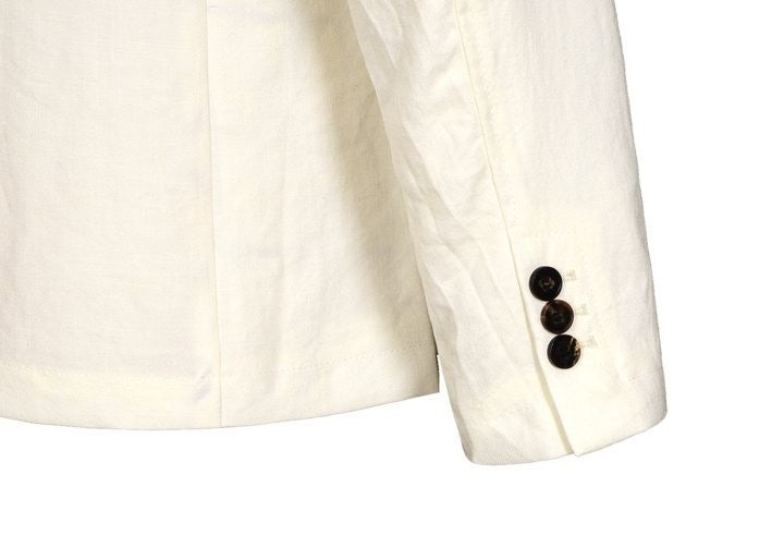 린넨×캐시미어 수트 자켓