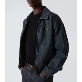 프라다 위싱 데님 블루종 재킷