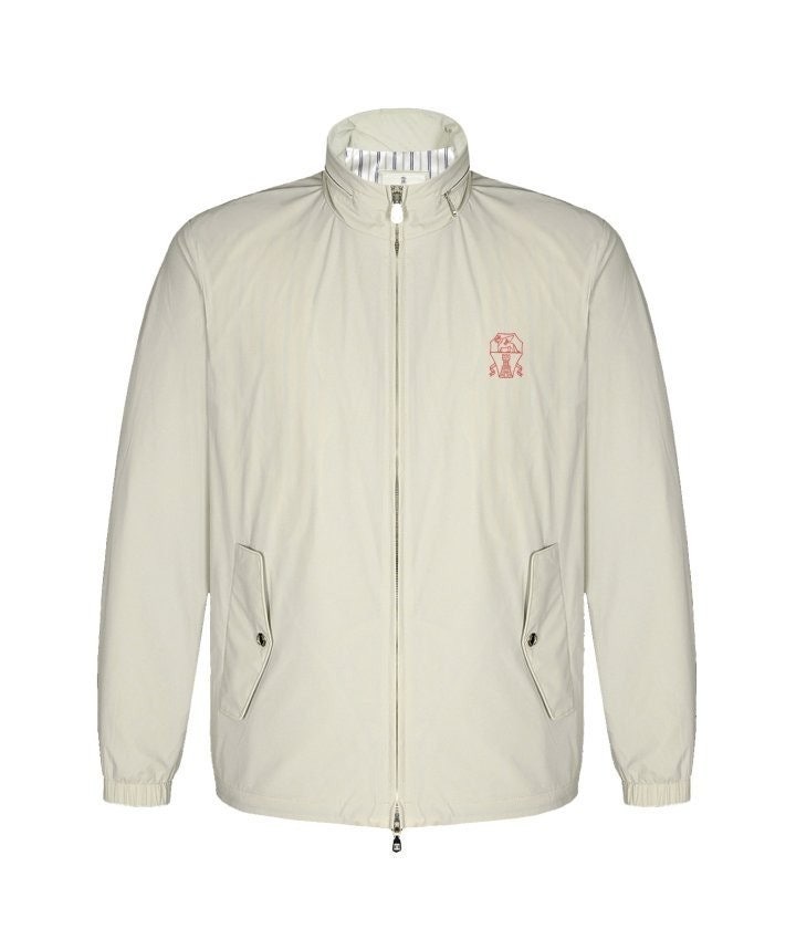 브루넬로 BC 엠블럼 히든후드 자켓