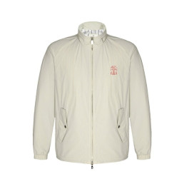 브루넬로 BC 엠블럼 히든후드 자켓