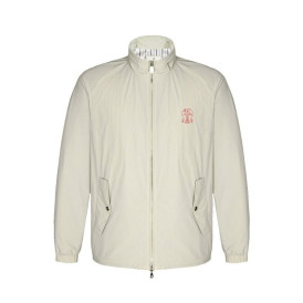 브루넬로 BC 엠블럼 히든후드 자켓