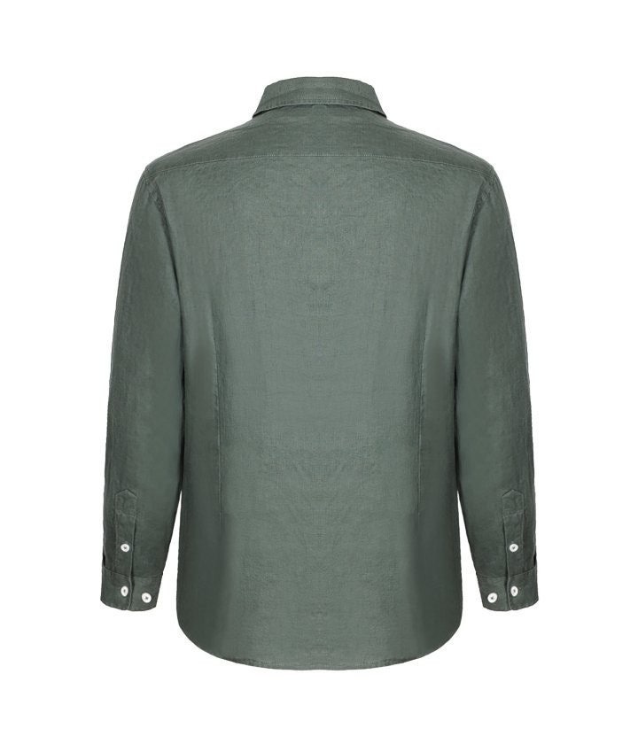 로로 린넨 샴브레이 셔츠