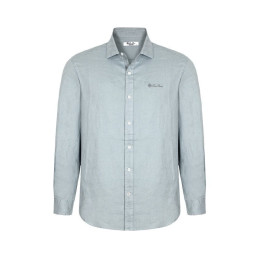 로로 린넨 샴브레이 셔츠